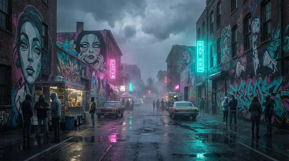 无人区下载 - 雨夜壁画街